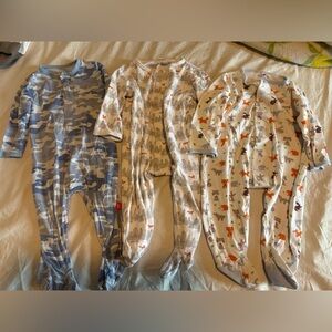 Bundle of 3 3-6 Month Magnetic Sleepers